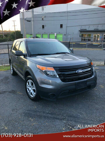 2013 Ford Explorer for sale at All American Imports in Alexandria VA