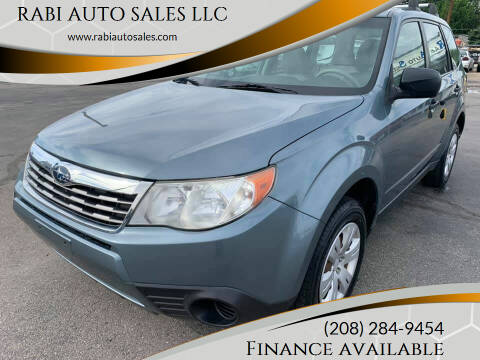 2010 Subaru Forester for sale at RABI AUTO SALES LLC in Garden City ID