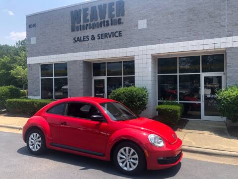 2015 Volkswagen Beetle for sale at Weaver Motorsports Inc in Cary NC