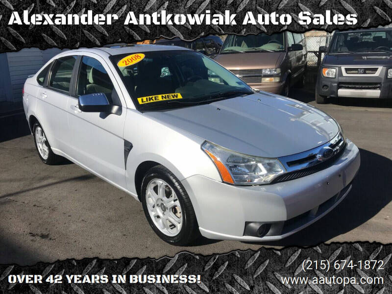 2008 Ford Focus for sale at Alexander Antkowiak Auto Sales Inc. in Hatboro PA