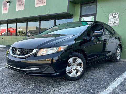2014 Honda Civic for sale at KARZILLA MOTORS in Oakland Park FL