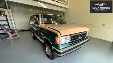 1989 Ford Bronco for sale at SODA MOTORS AUTO SALES LLC in Newport RI