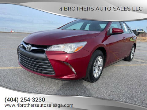 2017 Toyota Camry for sale at 4 Brothers Auto Sales LLC in Brookhaven GA