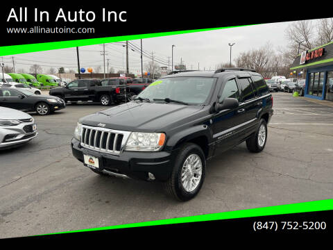 2004 Jeep Grand Cherokee for sale at All In Auto Inc in Palatine IL
