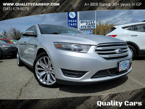 2016 Ford Taurus for sale at Quality Cars in Grants Pass OR