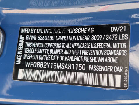 2021 Porsche Taycan 4S Cross Turismo