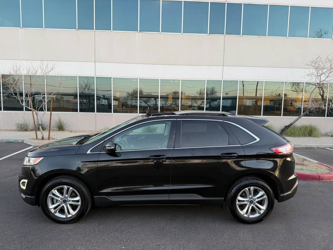 Black 2015 Ford Edge SEL SEL 4dr Crossover 2