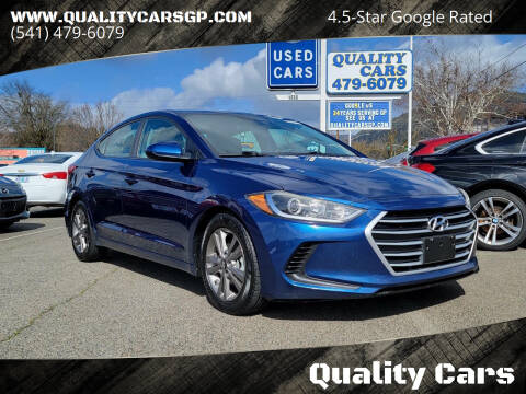 2017 Hyundai Elantra for sale at Quality Cars in Grants Pass OR