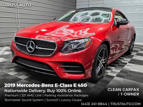 2019 Mercedes-Benz E-Class E 450 4MATIC
