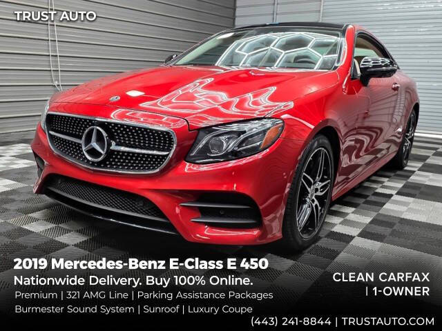 2019 Mercedes-Benz E-Class E 450 4MATIC