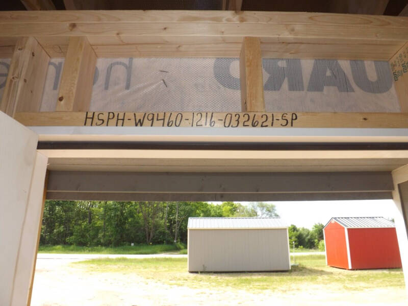 12 x 16 utility w/ side porch pkg