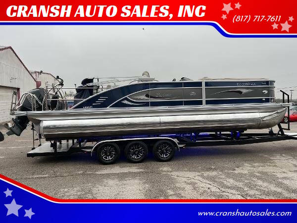 2019 Barletta Boat L25UC TRITOON for sale at CRANSH AUTO SALES, INC in Arlington TX