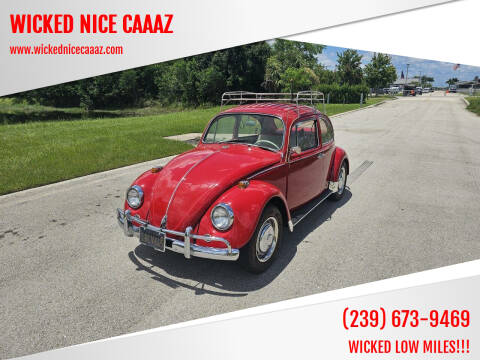 1967 Volkswagen Beetle for sale at WICKED NICE CAAAZ in Cape Coral FL