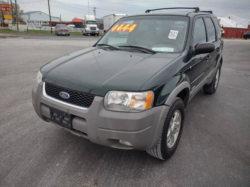 2001 Ford Escape for sale at BERLIN AUTO SALES in Florence KY