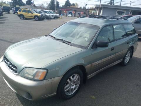 2004 Subaru Outback for sale at S and Z Auto Sales LLC in Hubbard OR