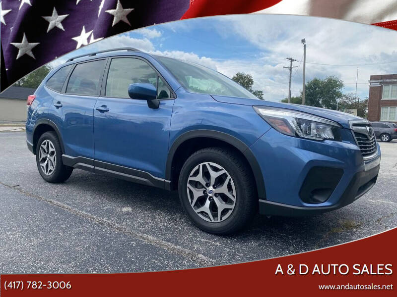 2020 Subaru Forester for sale at A & D Auto Sales in Joplin MO