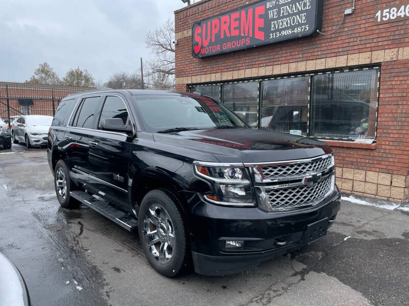 2016 Chevrolet Tahoe for sale at Supreme Motor Groups in Detroit MI