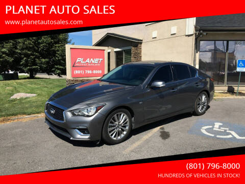 2018 Infiniti Q50 for sale at PLANET AUTO SALES in Lindon UT