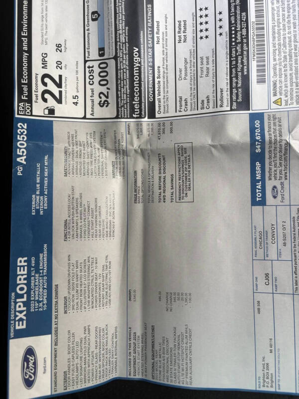 2023 Ford Explorer XLT