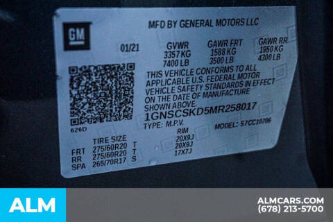 2021 Chevrolet Tahoe Premier