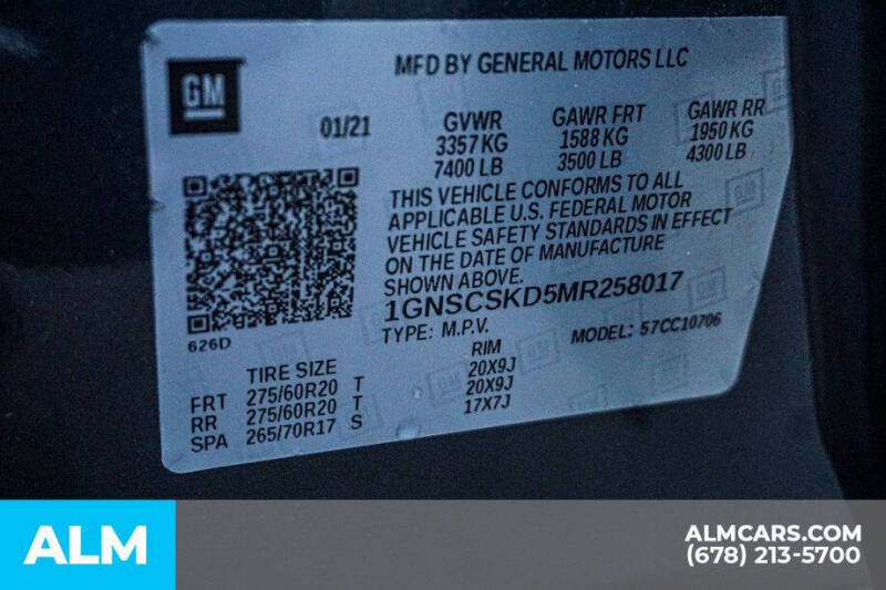 2021 Chevrolet Tahoe Premier