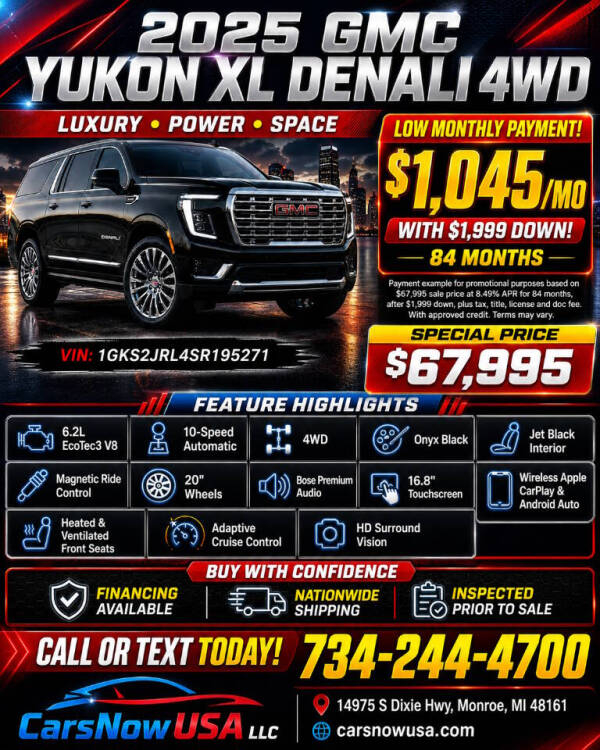 2025 GMC Yukon XL Denali