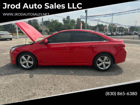 2014 Chevrolet Cruze for sale at Jrod Auto Sales LLC in Seguin TX