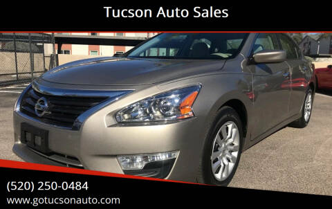 2015 Nissan Altima for sale at Tucson Auto Sales in Tucson AZ