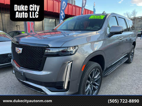 2021 Cadillac Escalade ESV for sale at Duke City Auto LLC in Gallup NM