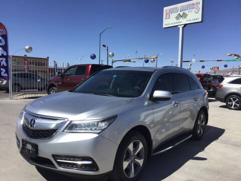 2014 Acura MDX for sale at Hugo Motors INC in El Paso TX
