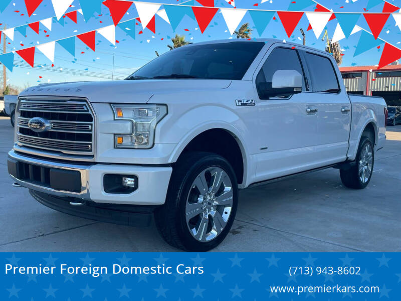 2017 Ford F-150 for sale at Premier Foreign Domestic Cars in Houston TX