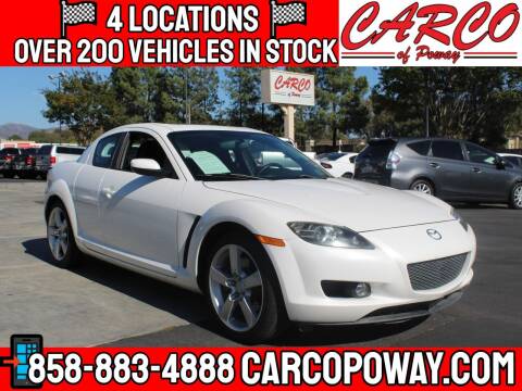 2005 Mazda RX-8 for sale at CARCO SALES & FINANCE - CARCO OF POWAY in Poway CA