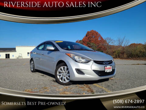 2012 Hyundai Elantra for sale at RIVERSIDE AUTO SALES INC in Somerset MA