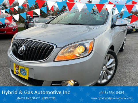 2013 Buick Verano for sale at Hybrid & Gas Automotive Inc in Aberdeen MD