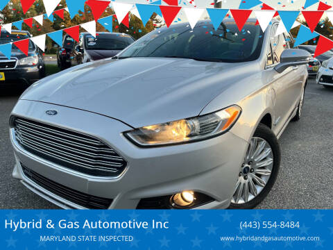 2014 Ford Fusion Energi for sale at Hybrid & Gas Automotive Inc in Aberdeen MD