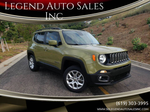 2015 Jeep Renegade for sale at Legend Auto Sales Inc in Lemon Grove CA