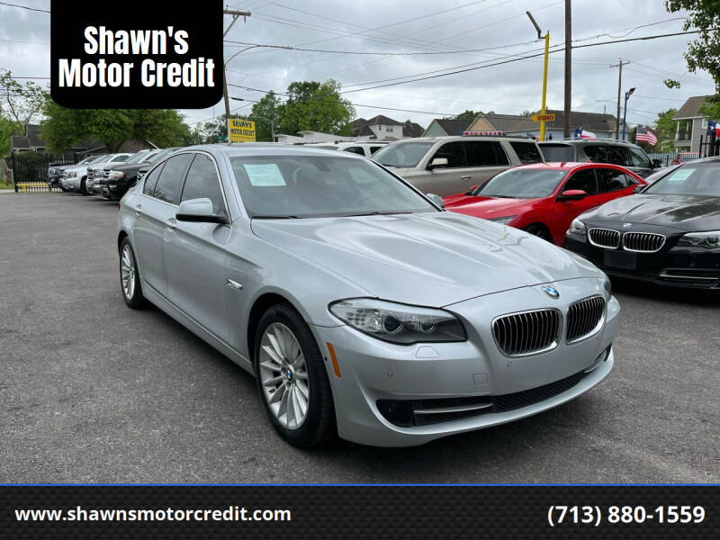 2013 BMW 5 Series for sale at Shawn's Motor Credit in Houston TX