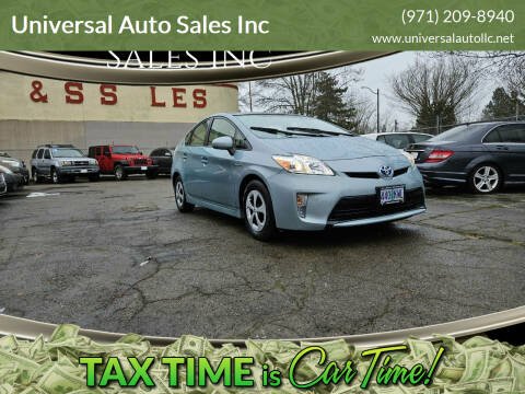 2012 Toyota Prius for sale at Universal Auto Sales Inc in Salem OR