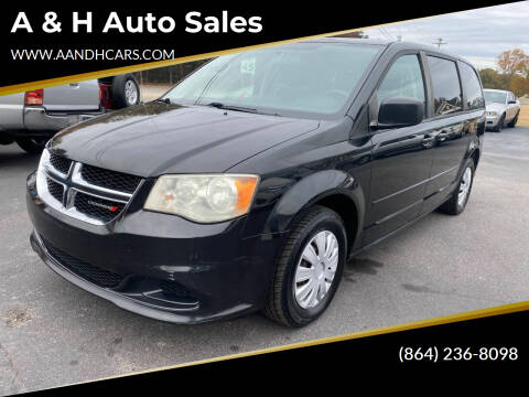 2012 Dodge Grand Caravan for sale at A & H Auto Sales in Greenville SC