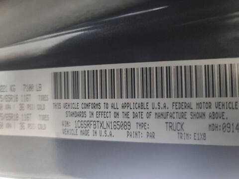 2020 RAM 1500 Big Horn