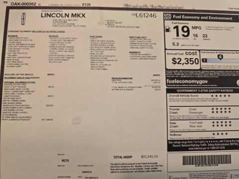 2016 Lincoln MKX Reserve