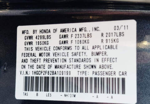 2011 Honda Accord SE