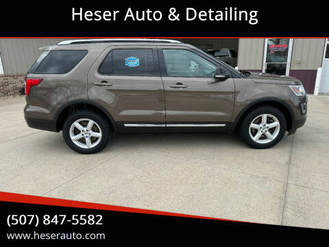 2016 Ford Explorer for sale at Heser Auto & Detailing in Jackson MN