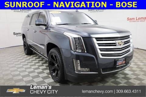 2019 Cadillac Escalade ESV for sale at Leman's Chevy City in Bloomington IL