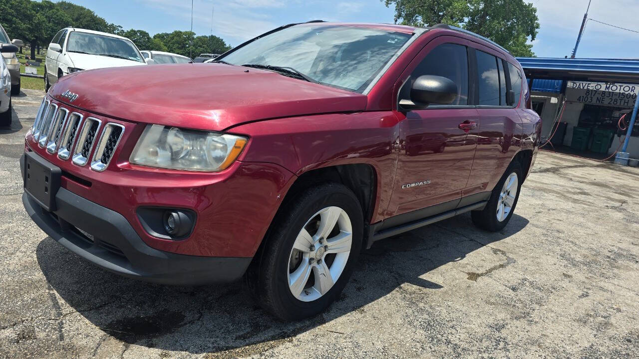Red 2012 Jeep Compass Latitude 4x4 Latitude 4dr SUV 1