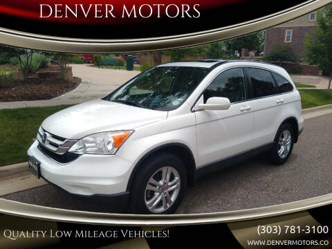 2011 Honda CR-V for sale at DENVER MOTORS in Englewood CO