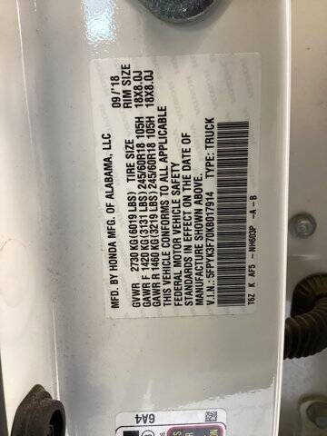 2019 Honda Ridgeline RTL-E