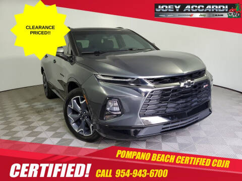 2019 Chevrolet Blazer for sale at PHIL SMITH AUTOMOTIVE GROUP - Joey Accardi Chrysler Dodge Jeep Ram in Pompano Beach FL