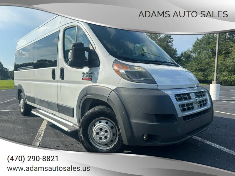 2015 RAM ProMaster for sale at Adams Auto Sales in Gainesville GA