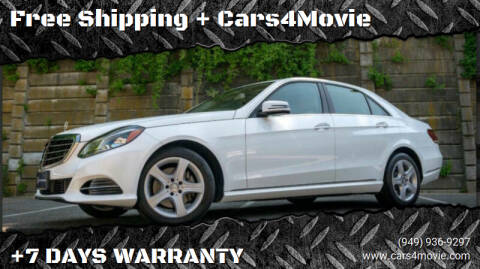 2014 Mercedes-Benz E-Class for sale at Cars4Movie +FREE SHIPPING in Brea CA